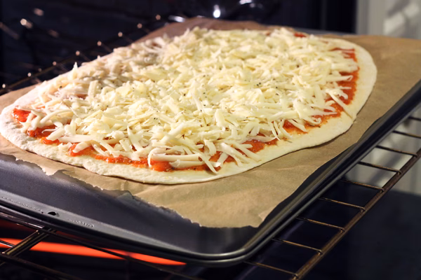 How do you cook pizza without a stone?