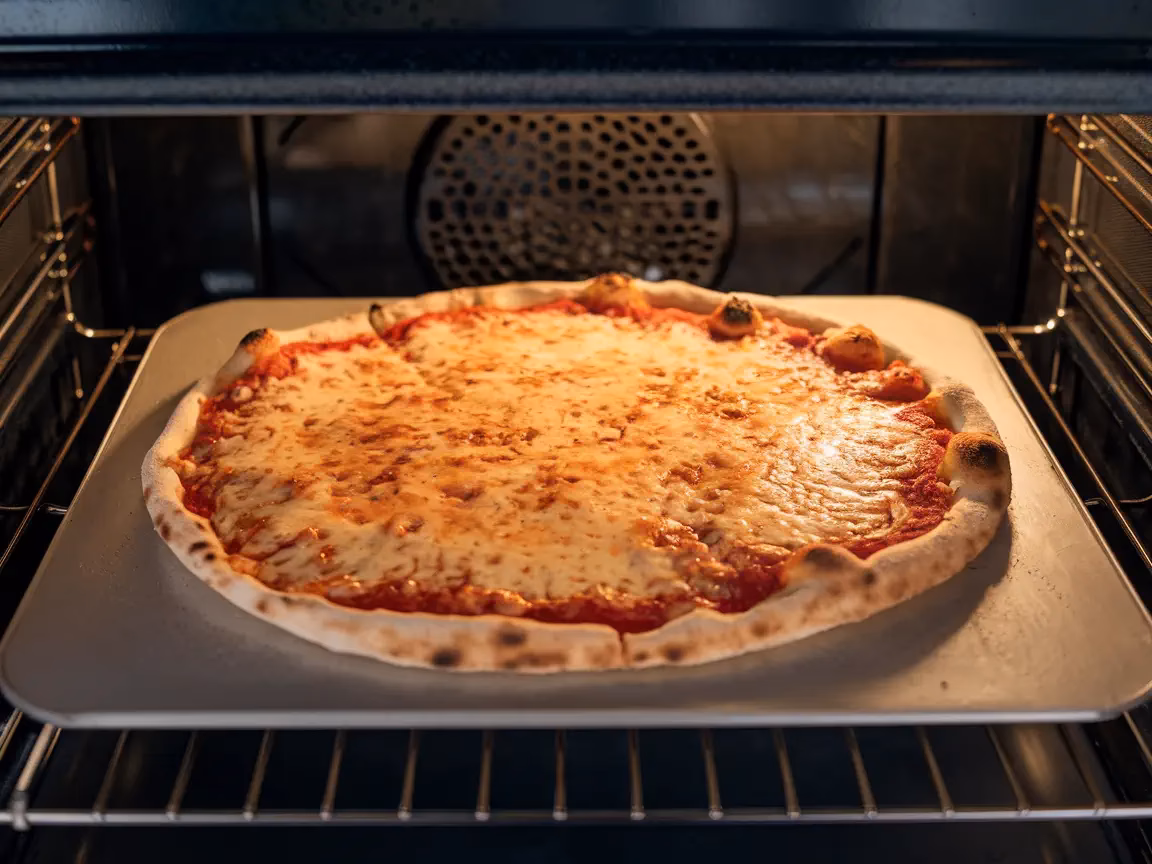 What type of oven do you use to cook a pizza?