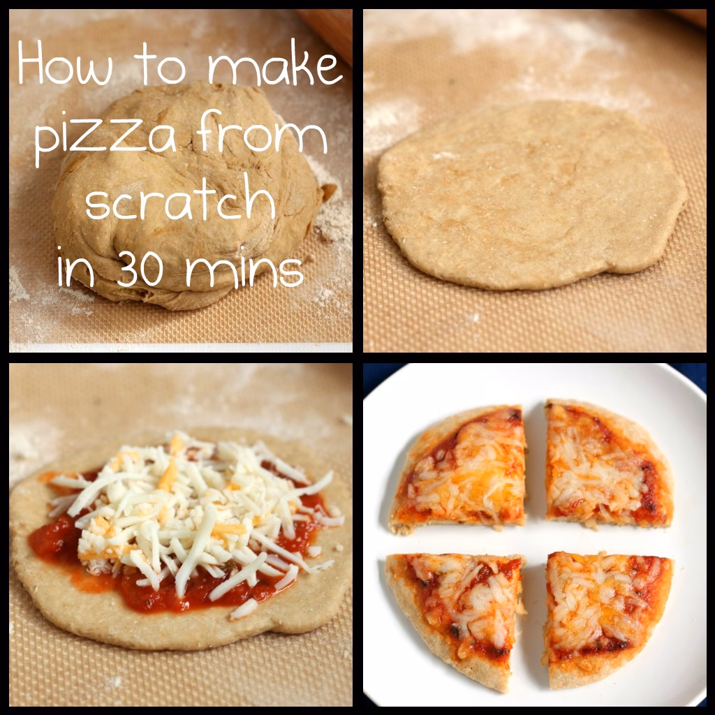 How do you make homemade pizza dough?