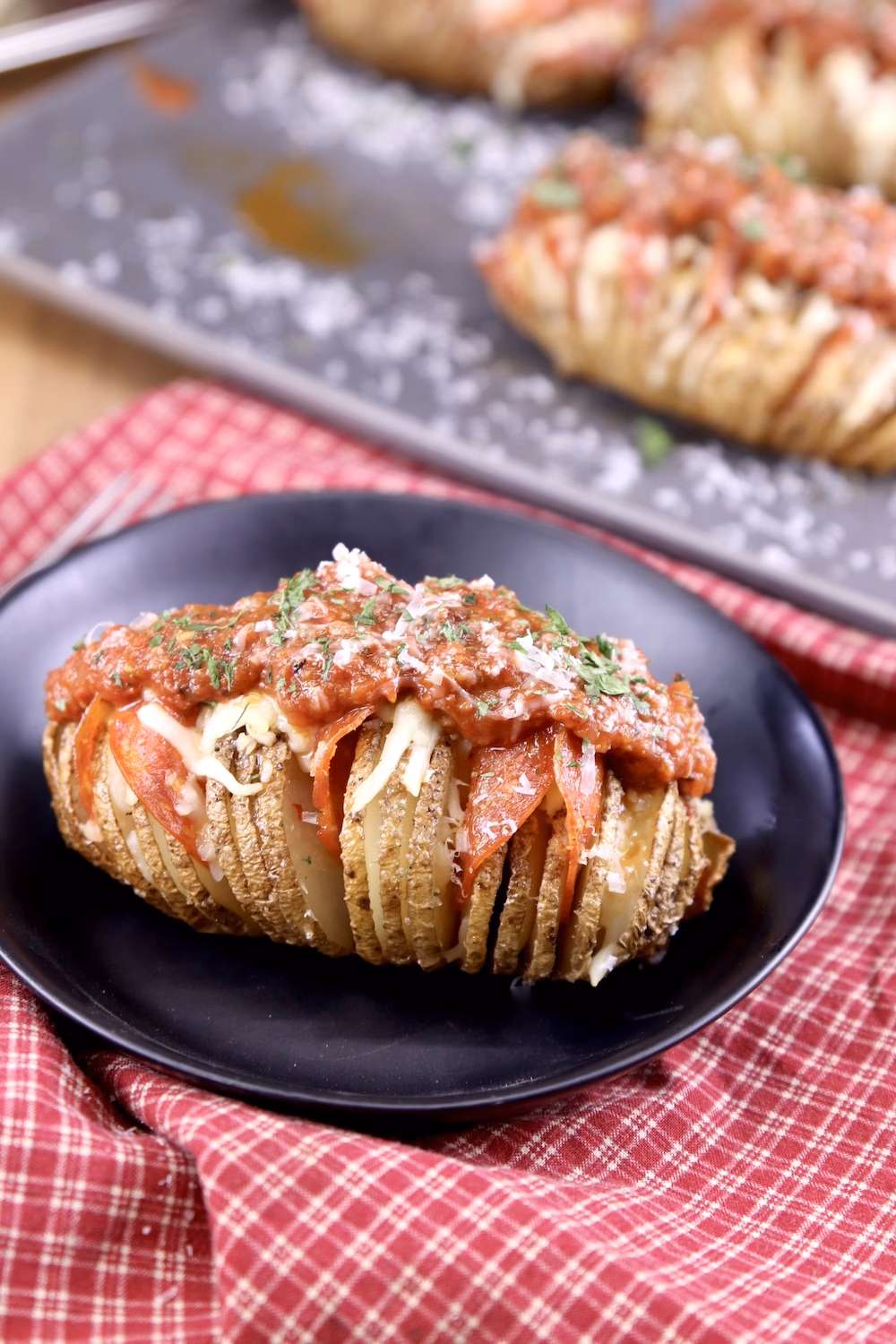 What to do with leftover pizza Hasselback potatoes?