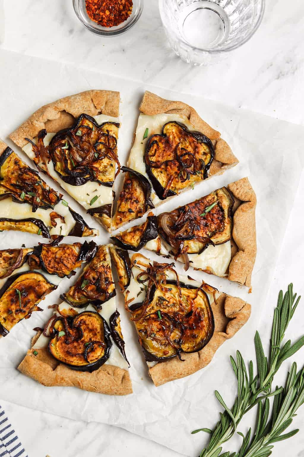 How do you cook Eggplant Pizza in advance?