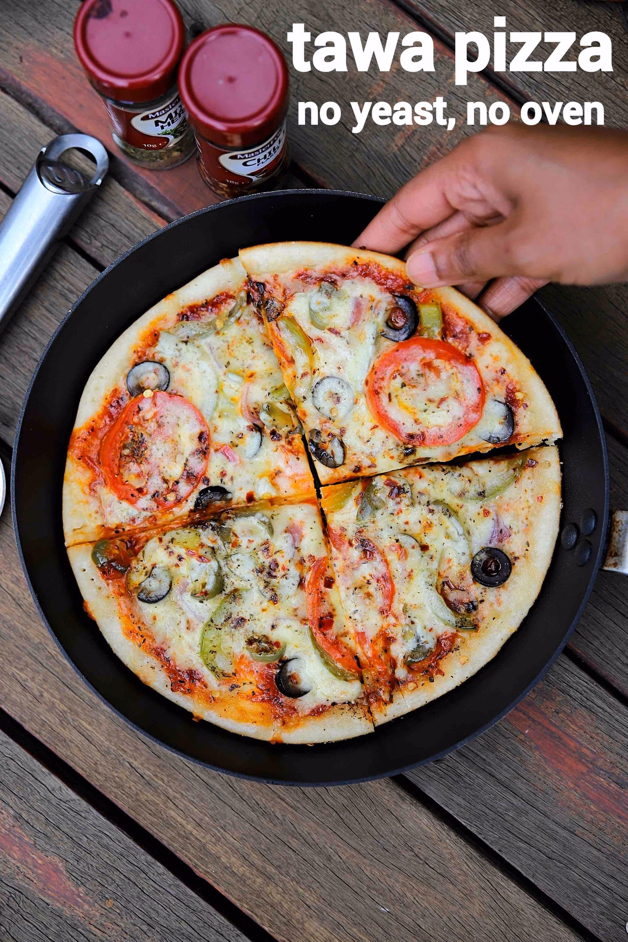 How do you make a pizza crust without yeast?
