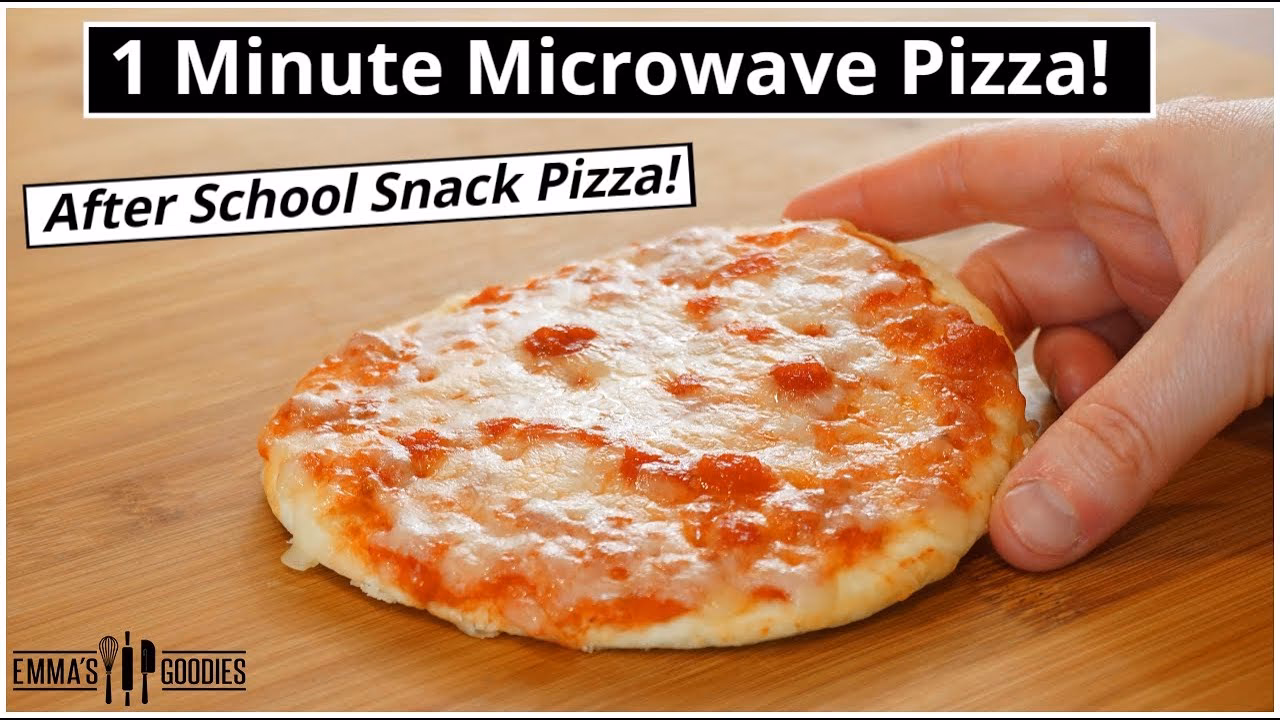 How do you cook pizza in a microwave toaster?
