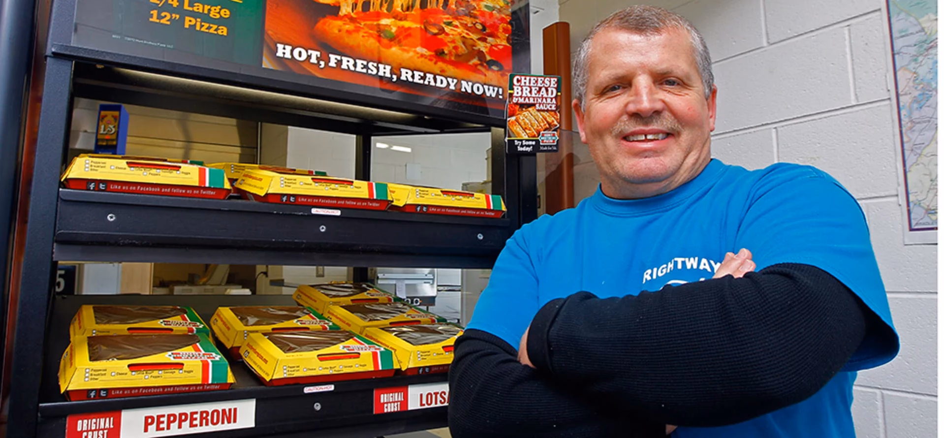 Does Hunt Brothers Pizza have a cheeseburger?
