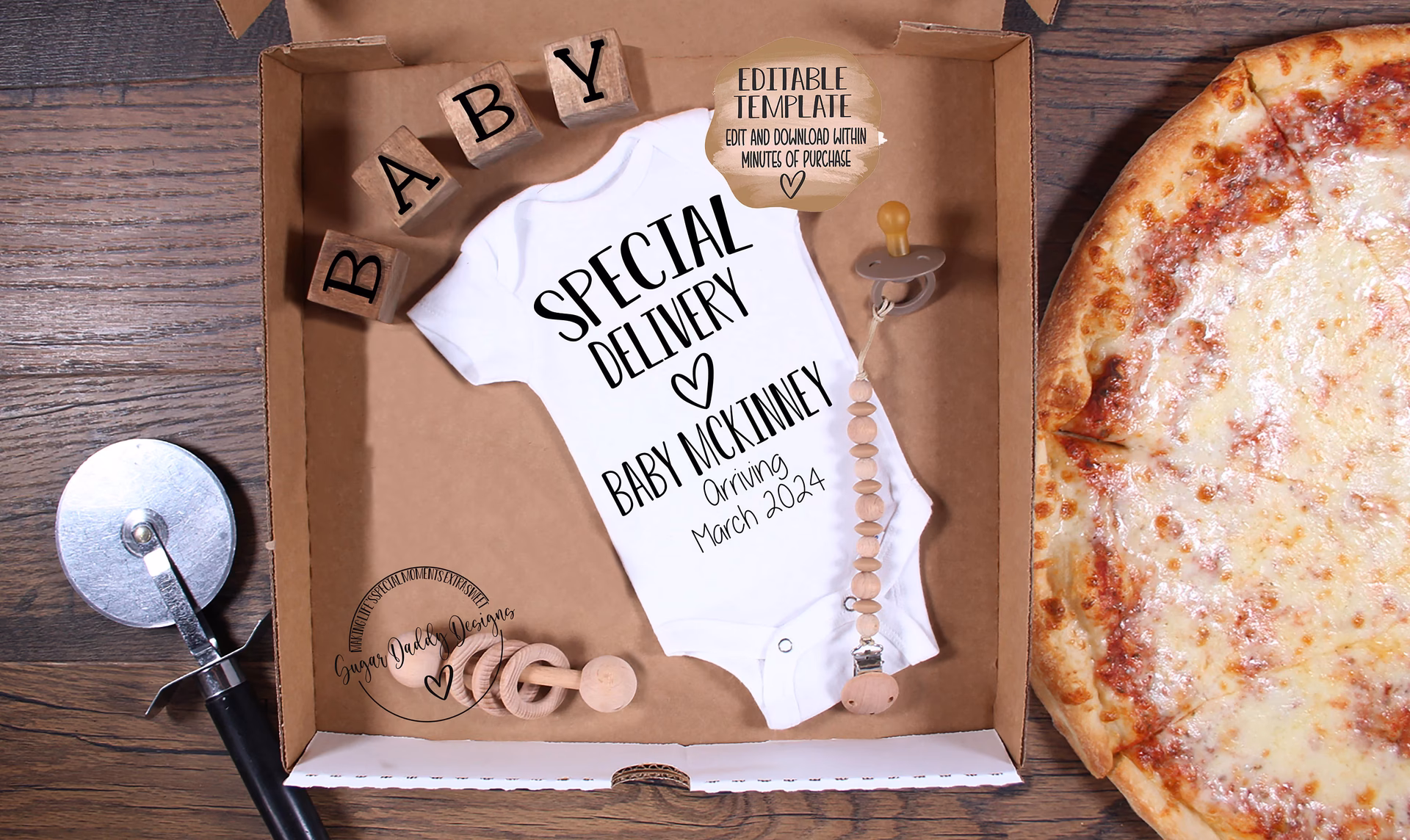 What happens if a 29-year-old eats a bad frozen pizza?