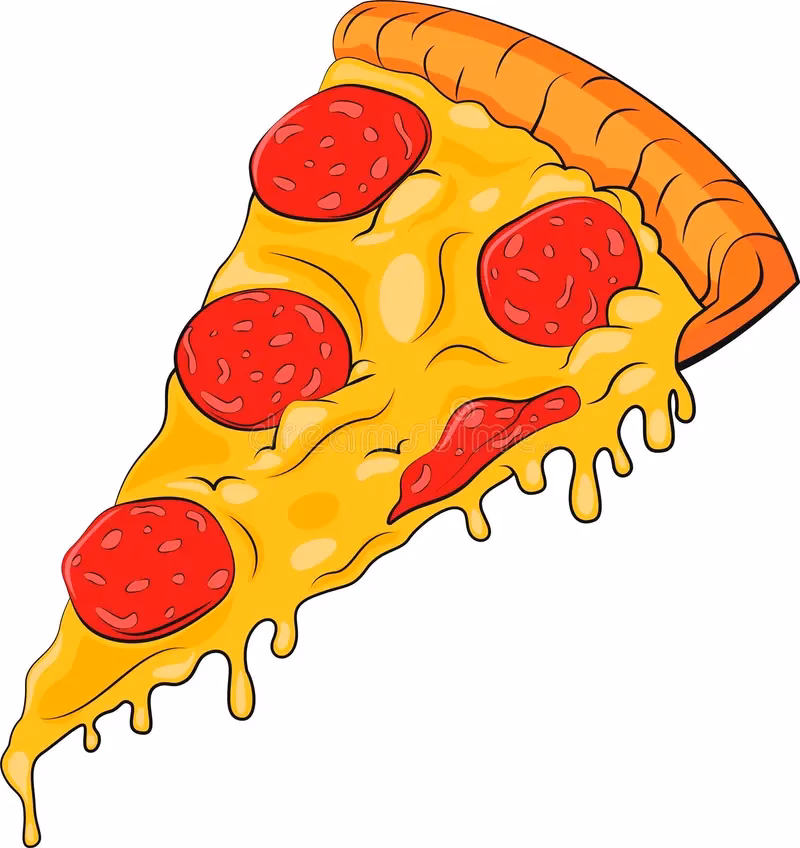 How many assets does pizza have on Shutterstock?