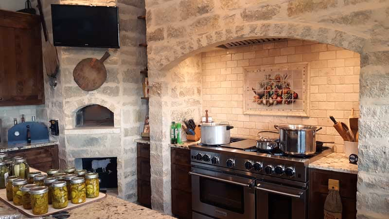 Can you build a wood-fired pizza oven?