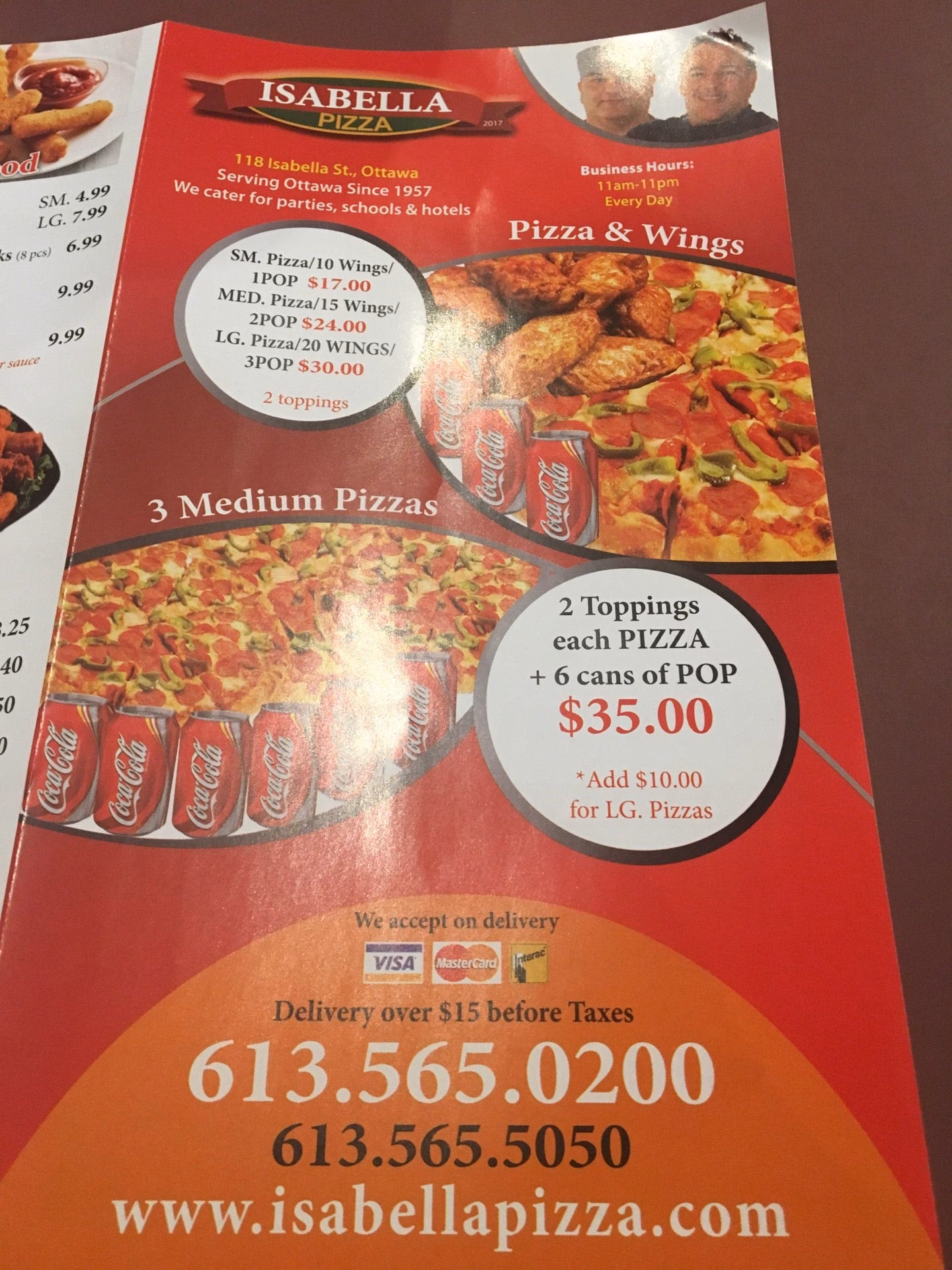 What can Isabella's pizza do for You?