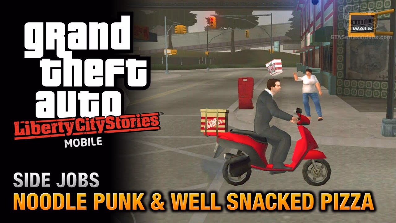 How do you get a pizza delivery side-mission in Grand Theft Auto 4?