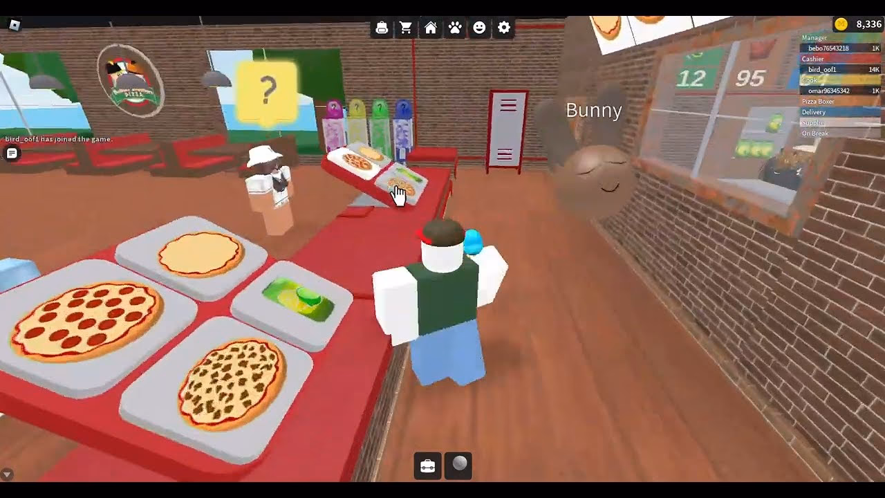 How does work at a pizza place work?