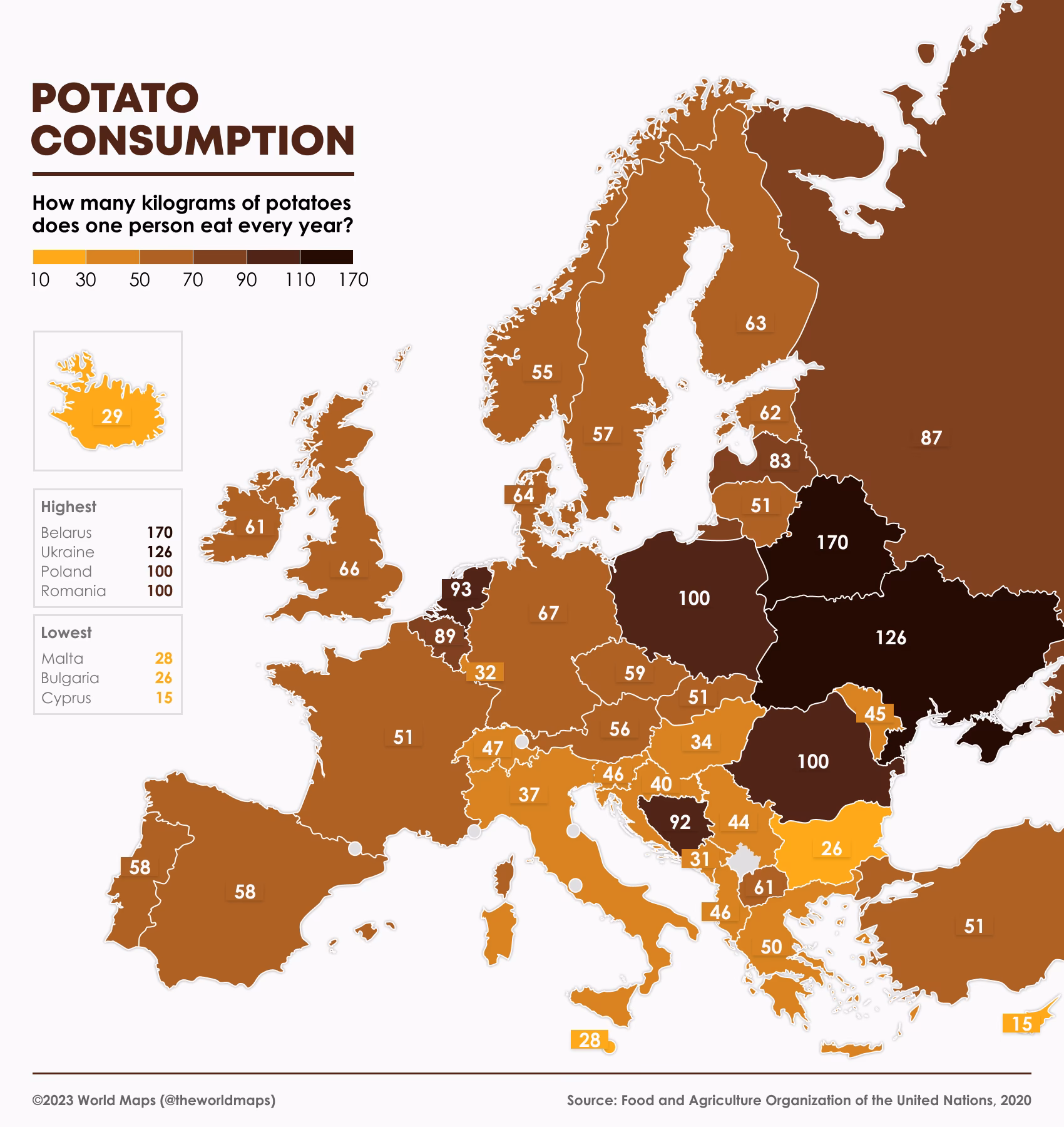 Where is kebab most popular?