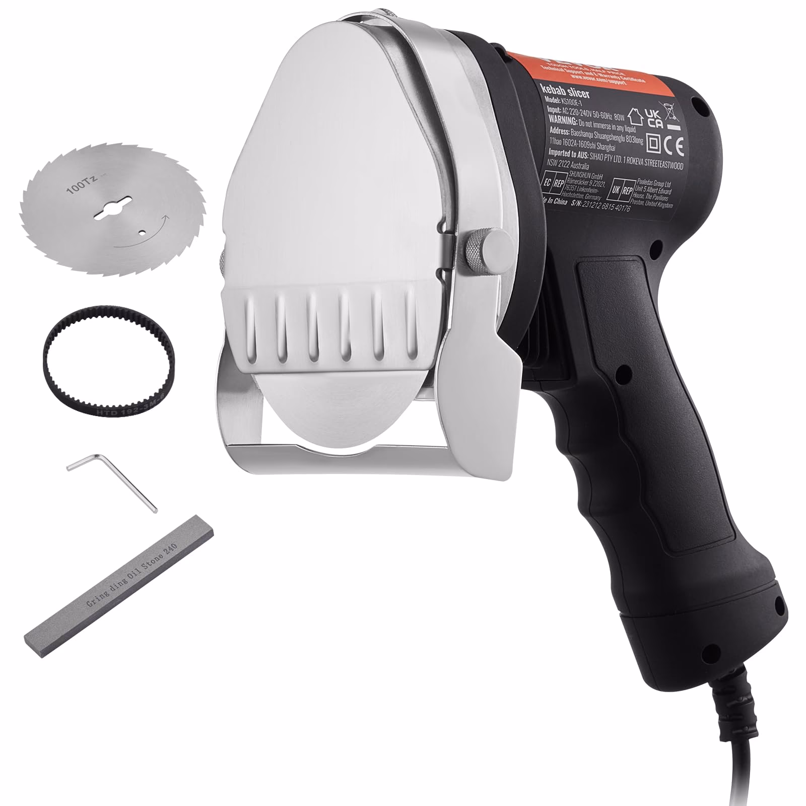 What are the different types of electric Doner knives?