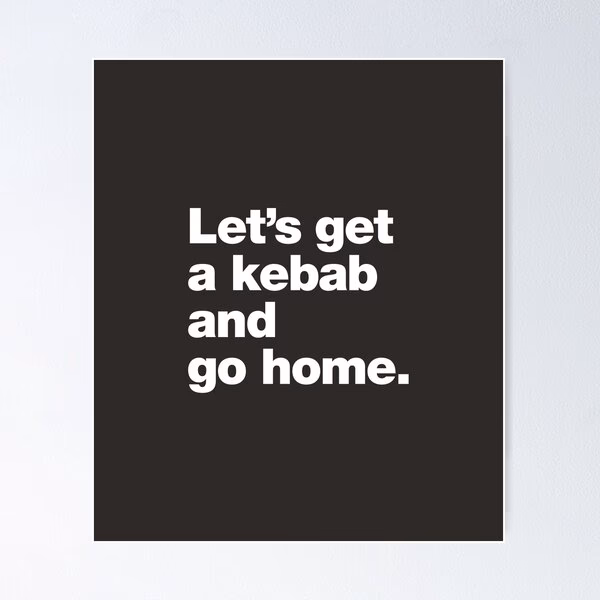 How do you promote a kebab on social media?