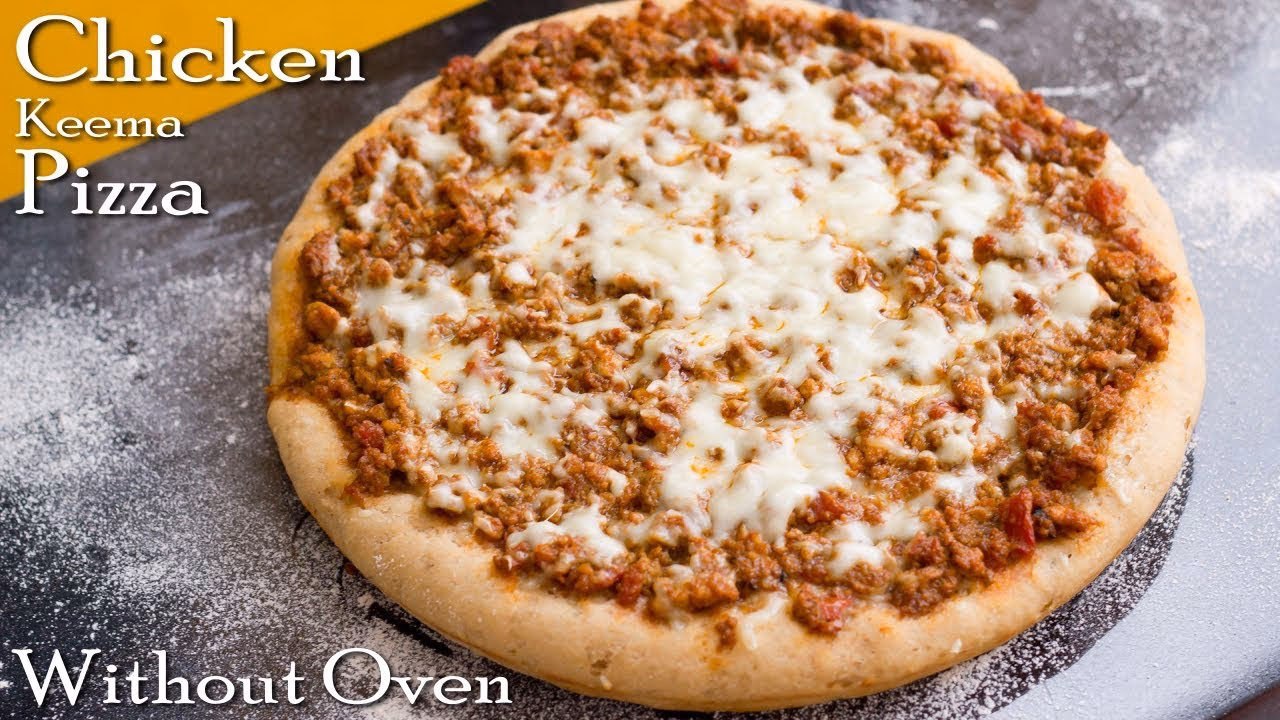 How to cook keema mutton pizza?