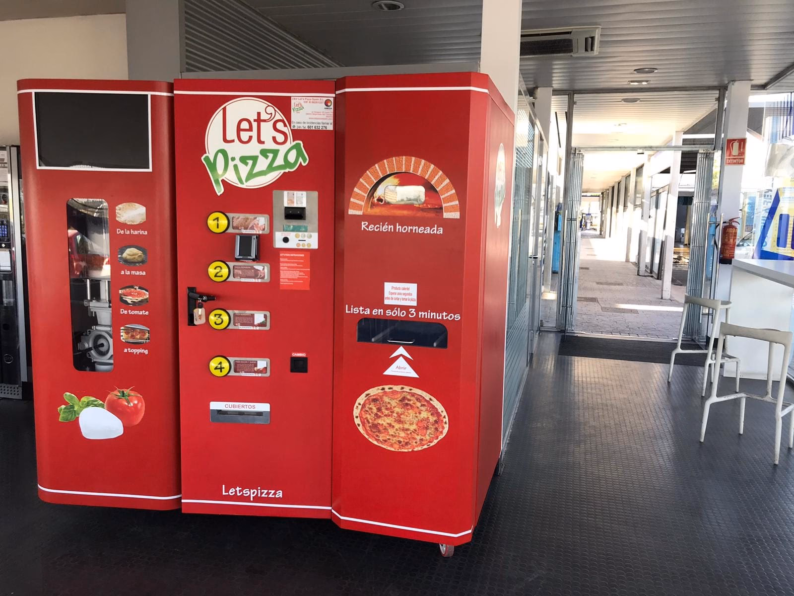 What is a pizza vending machine?