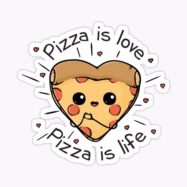 What is 'Life is pizza'?