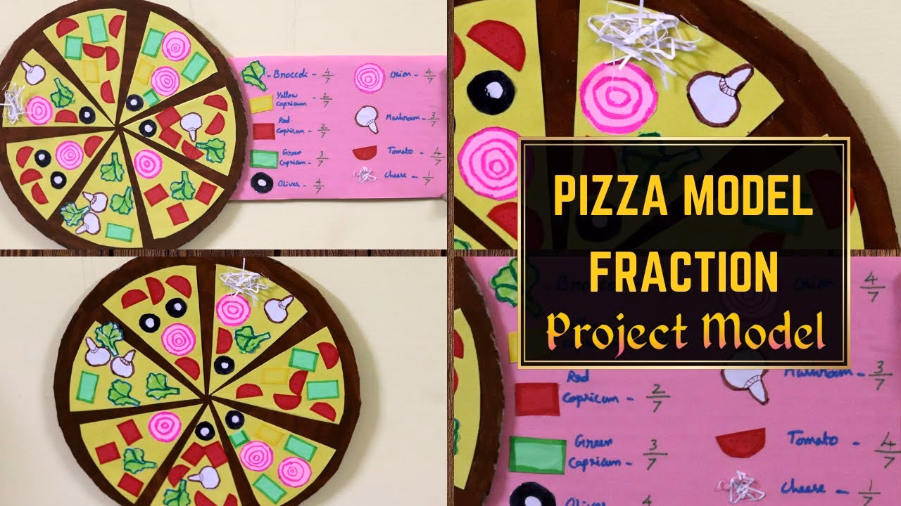 How do you make a fractional pizza?