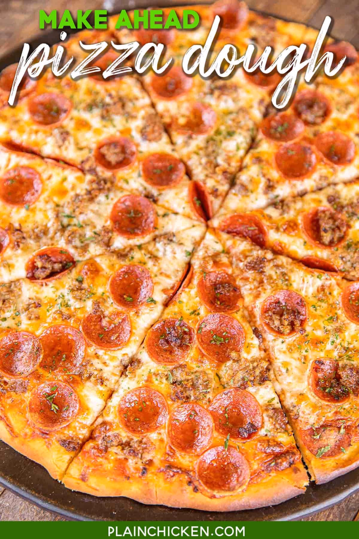 How long does it take to make pizza dough?