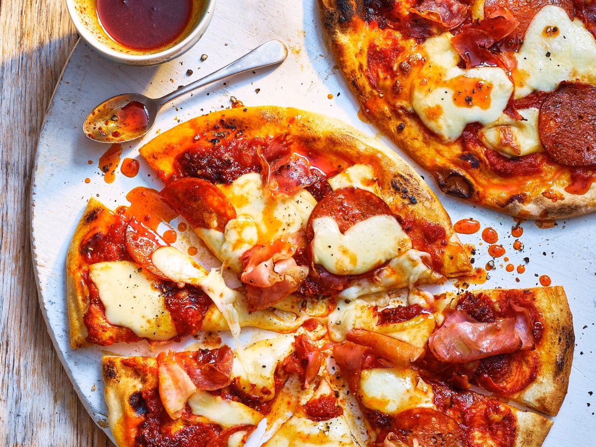 Is Meat Feast Pizza a British creation?