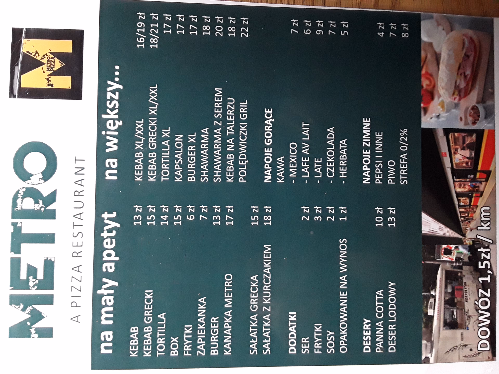 What is the phone number for metro pizza?