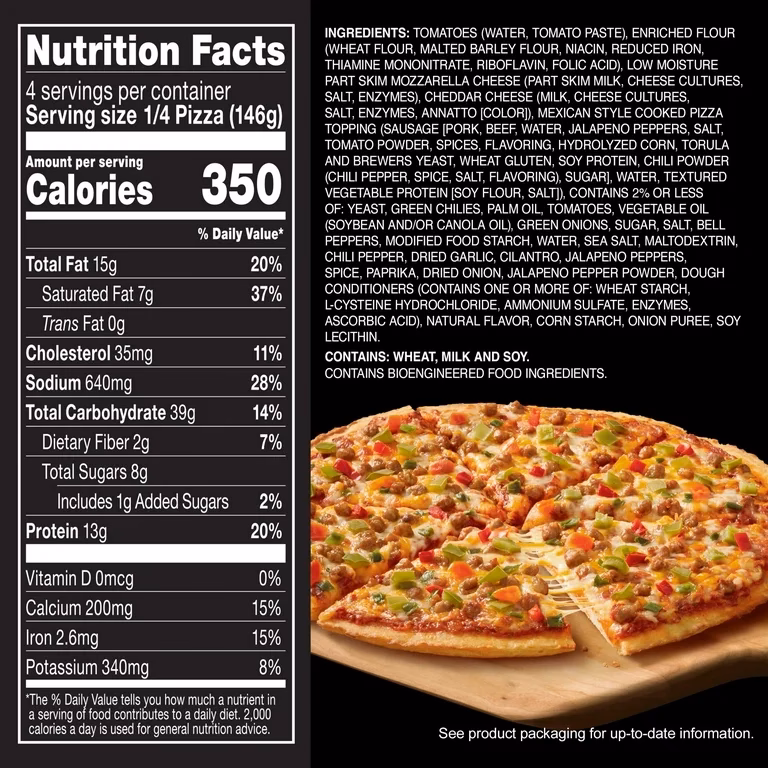 What's in a Mexican pizza?