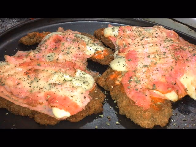 ¿Cómo preparar una milanesa a la pizza?