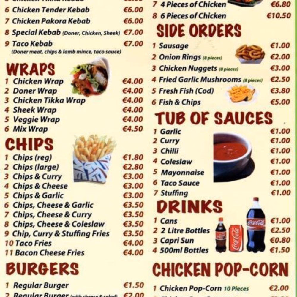 What time does Mr kebab Mallow open in Cork Mallow?