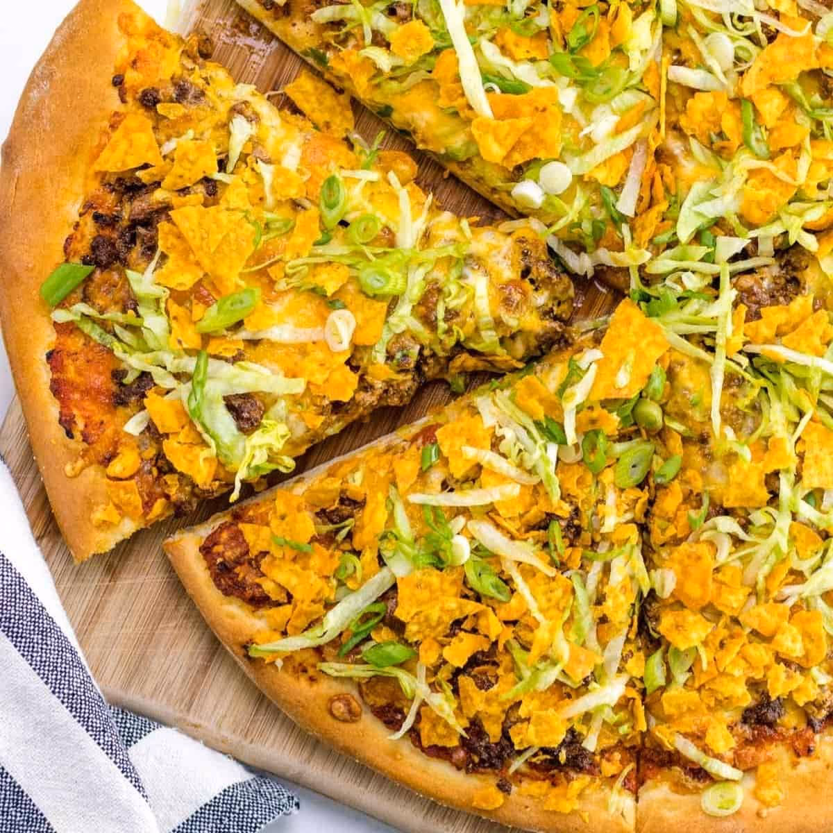 Can you use nacho chips in a pizza crust?