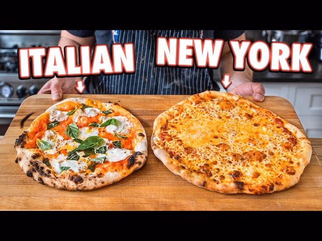 What is the difference between a New York Pizza and a Chicago Pizza?