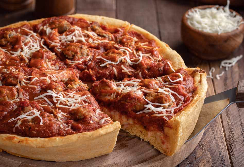 What to eat at a deep-dish restaurant?