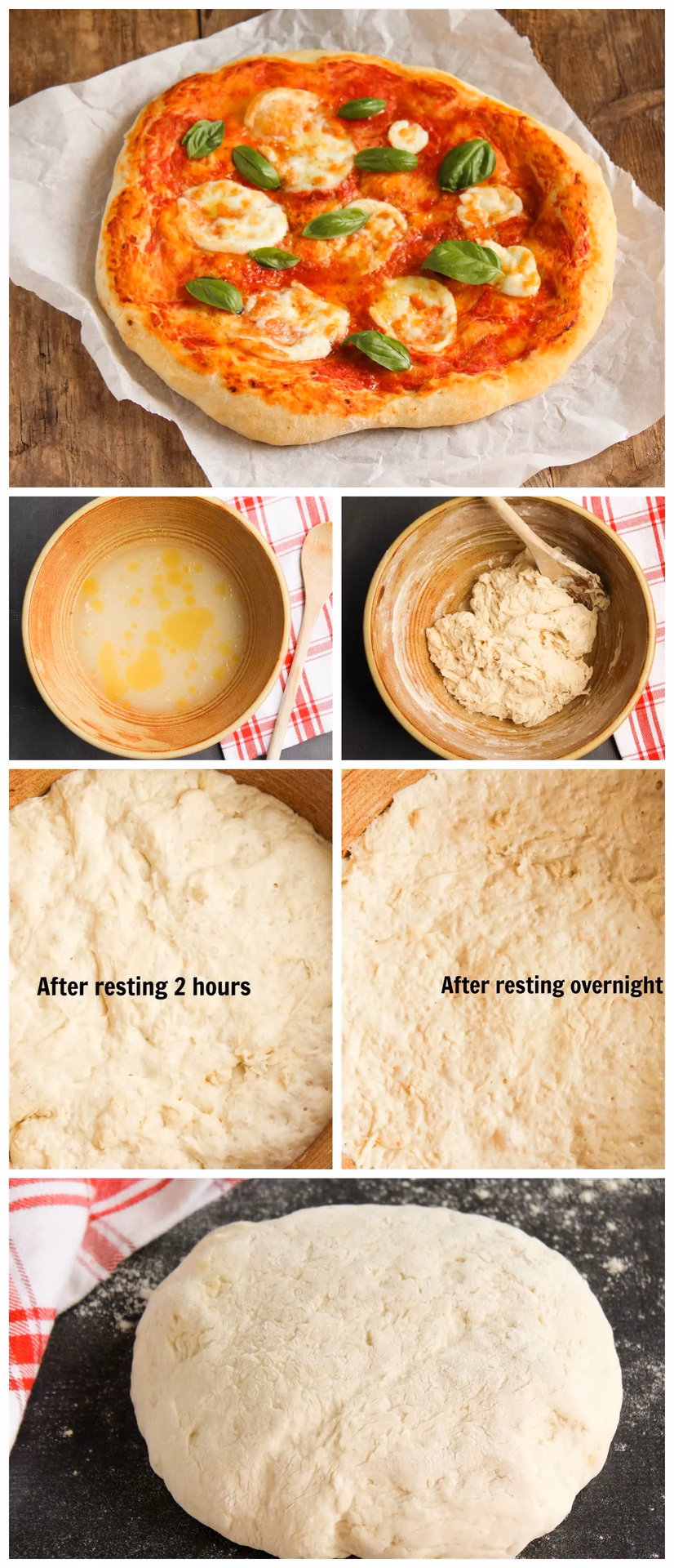 How long does a no knead pizza dough take to make?