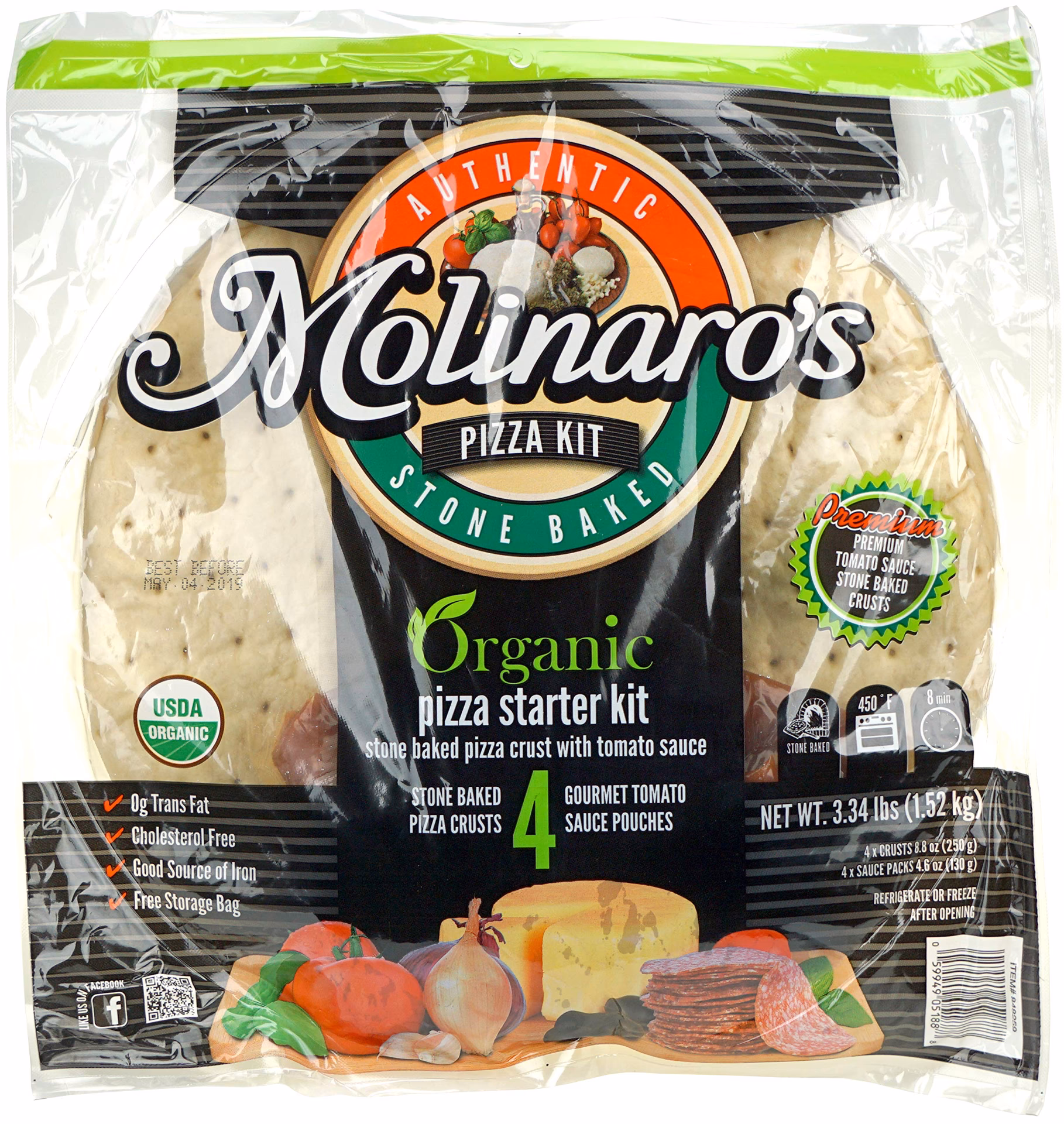 How much does a pizza dough kit cost?