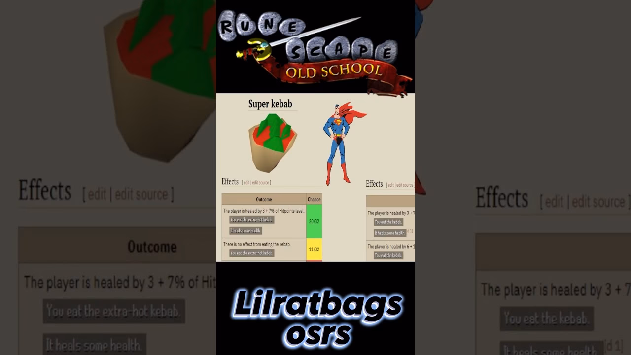 Can you make a Super kebab in RuneScape?