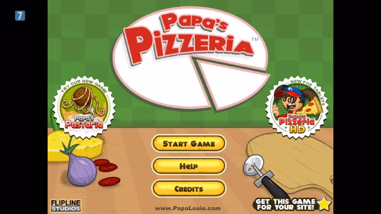 Who developed Papa's pizza?