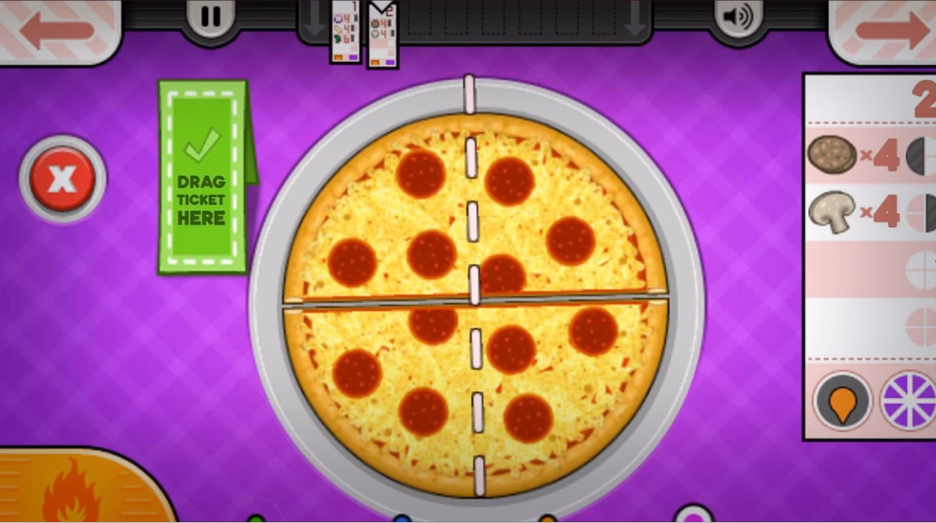 Is Papa's pizzeria HD a mobile game?