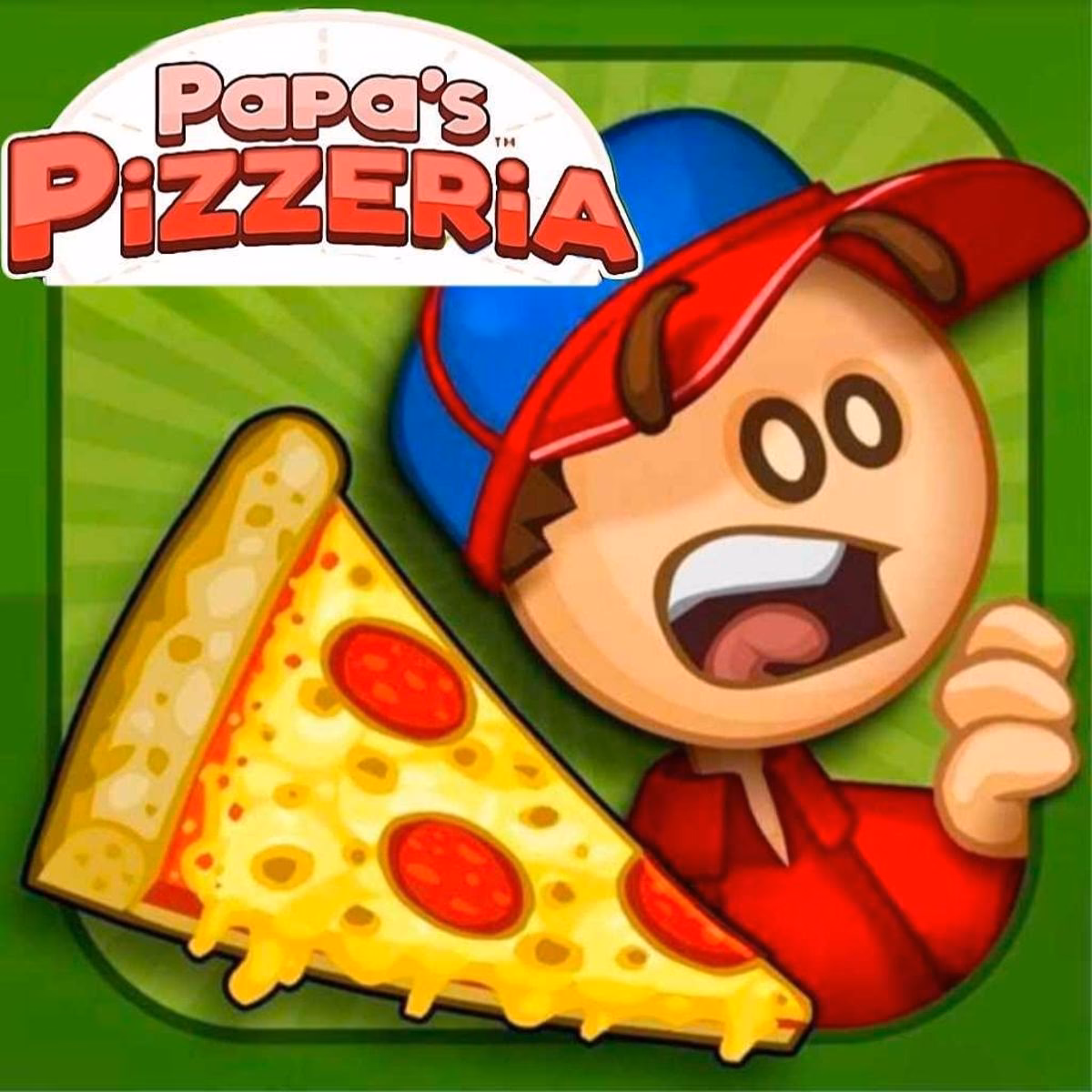 What is the story behind Papa's pizzeria?