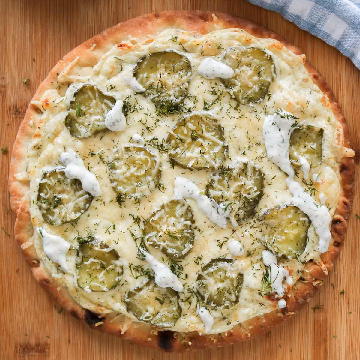 How do you make pickle pizza?