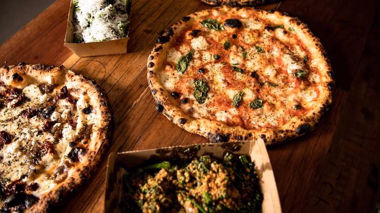 What are the best pizza places in Newtown?