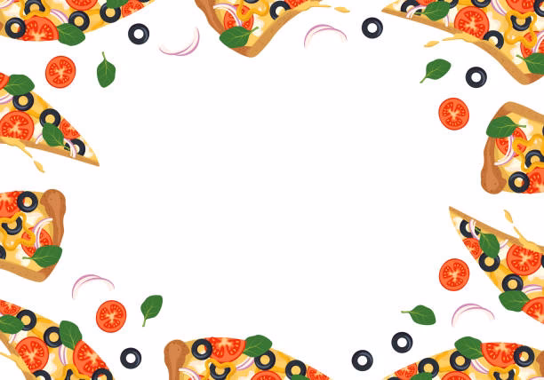 Where can I find free graphics for a pizza border?
