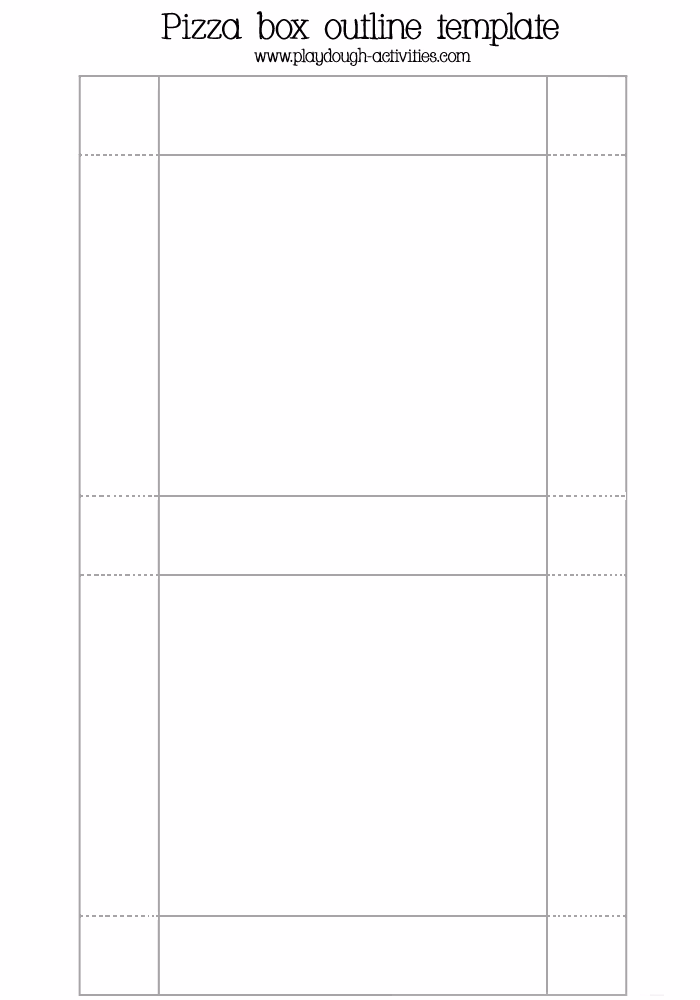 How to make a mini pizza box?