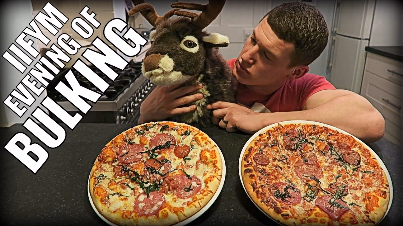 Is pizza a calorie-dense option for bulking?