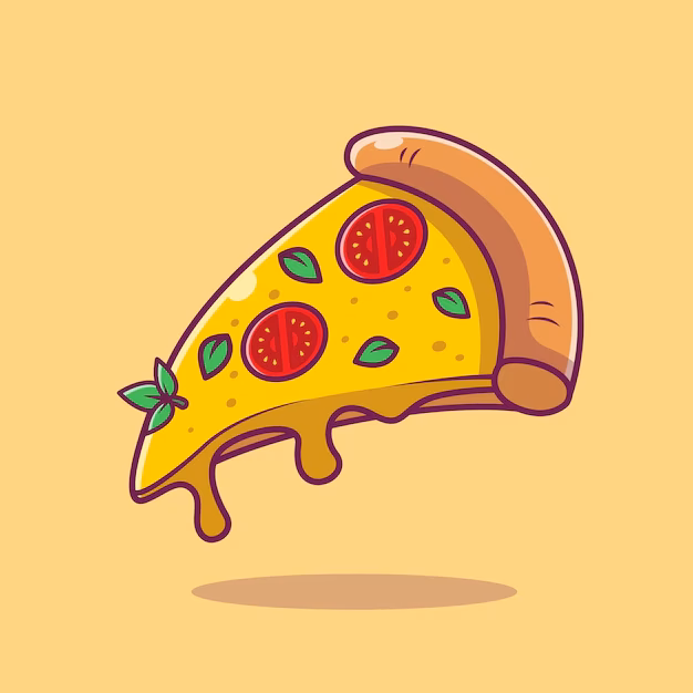 Are pizza cartoon vector images free?