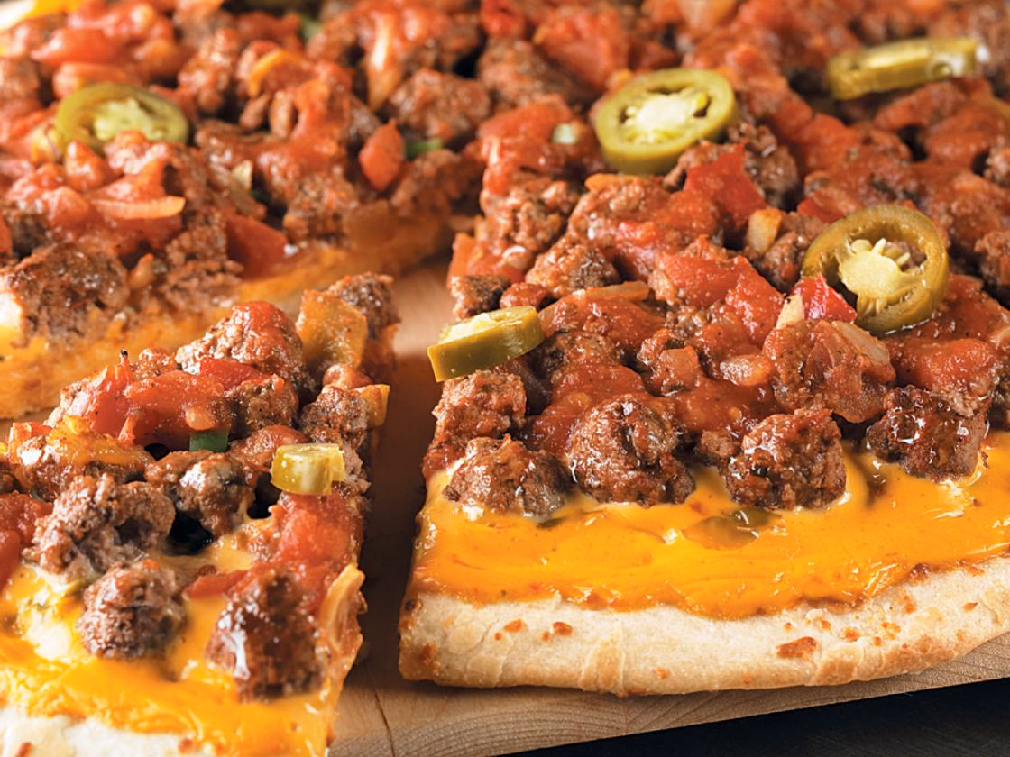 How do you eat chilli on a pizza?