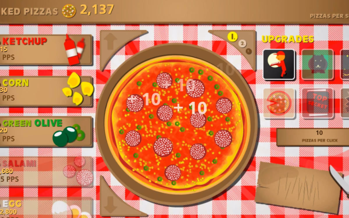 Is pizza Clicker a point and click game?