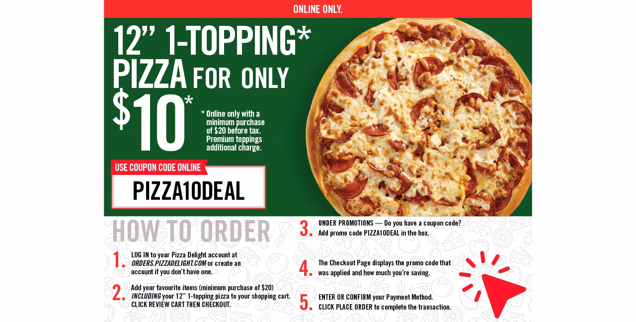 What is Pizza Delight promo code'save420'?