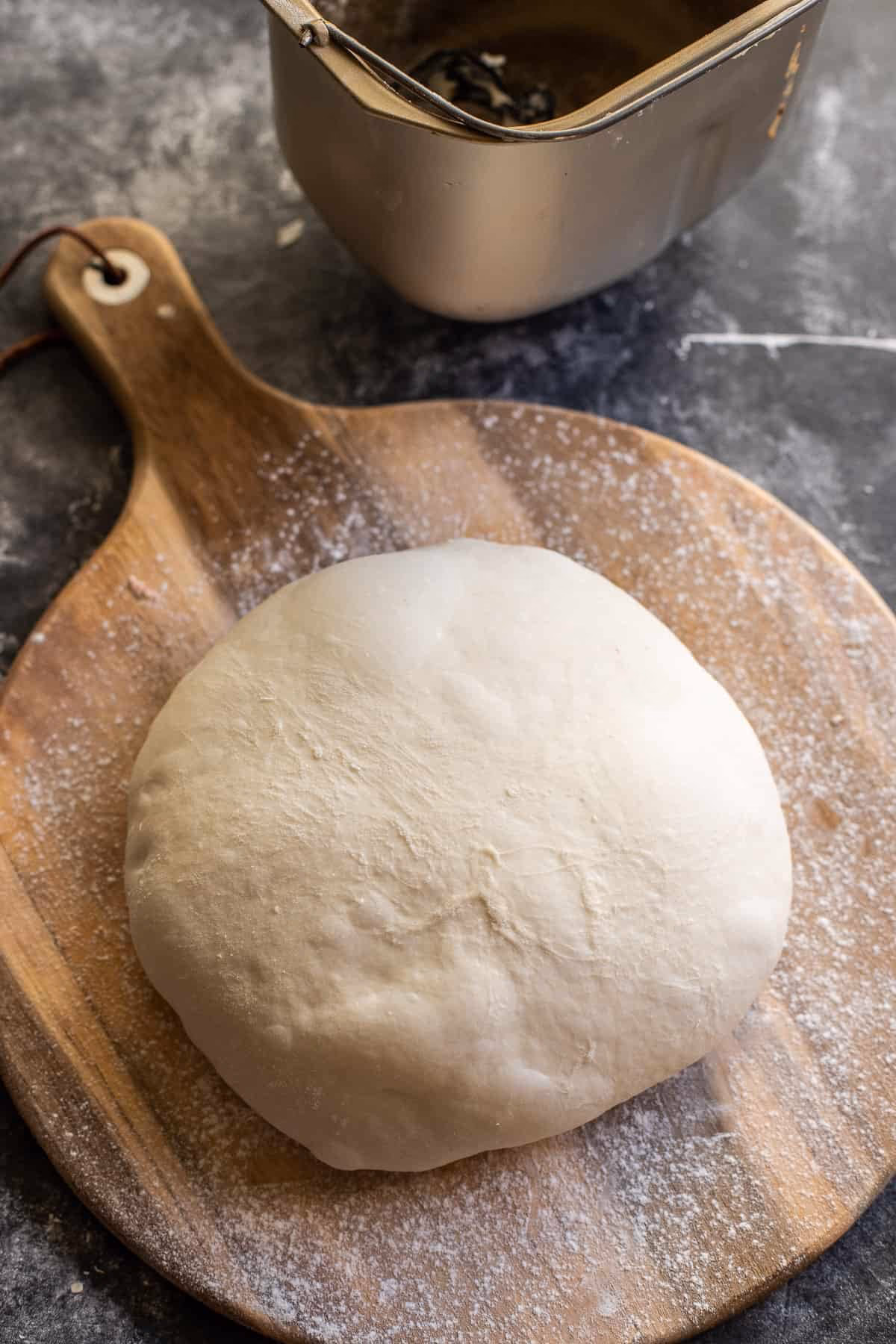 How long does it take to make pizza dough in a bread machine?