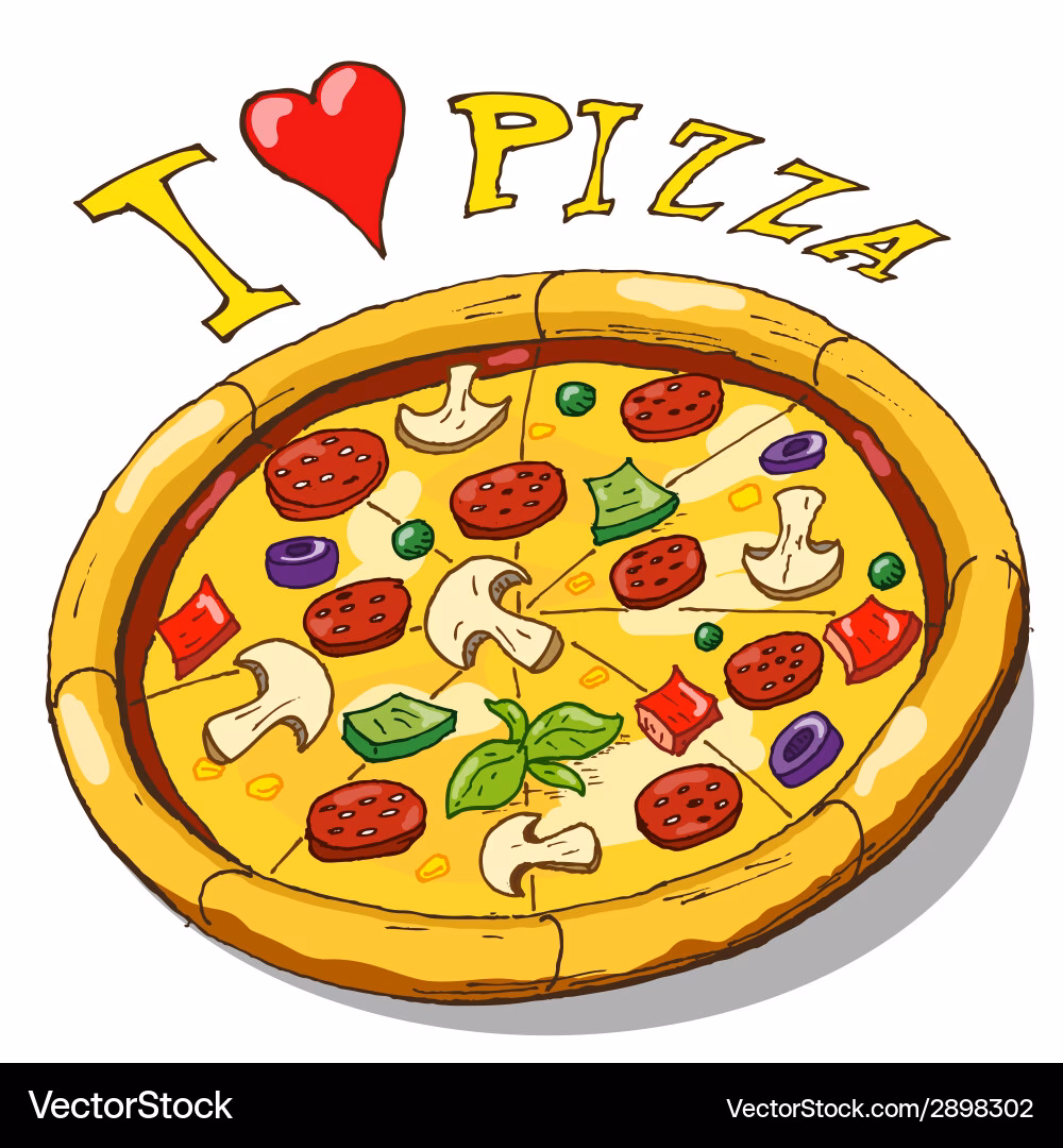 How many free pizza illustrations are available?