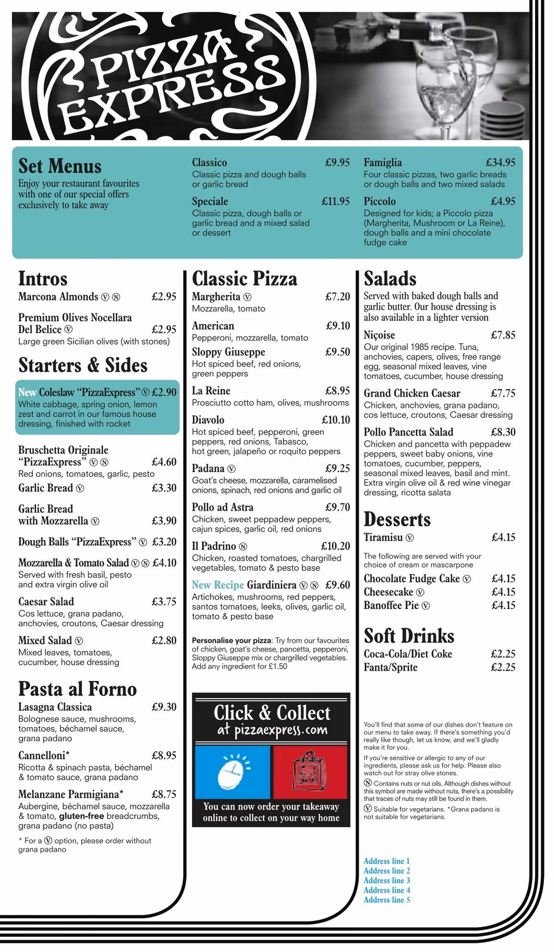 Where to eat Pizza Express London?