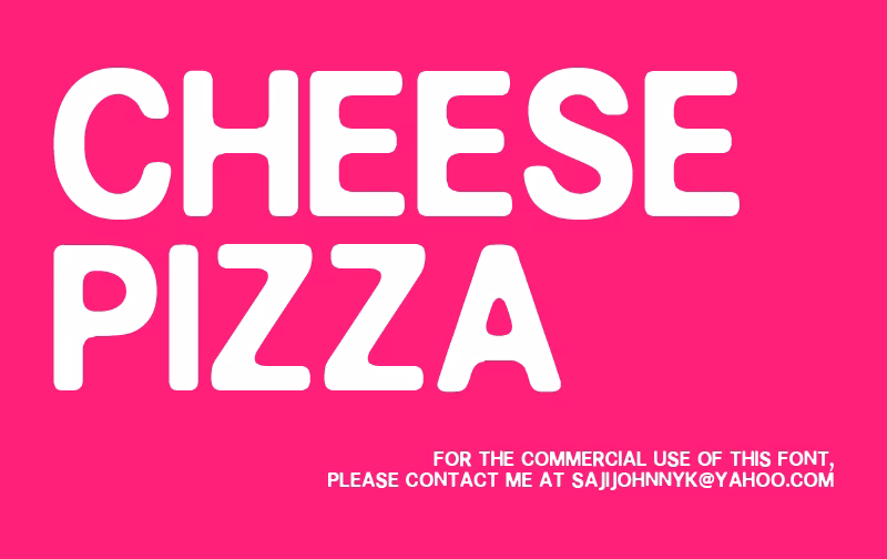 What is a pizza font tag?