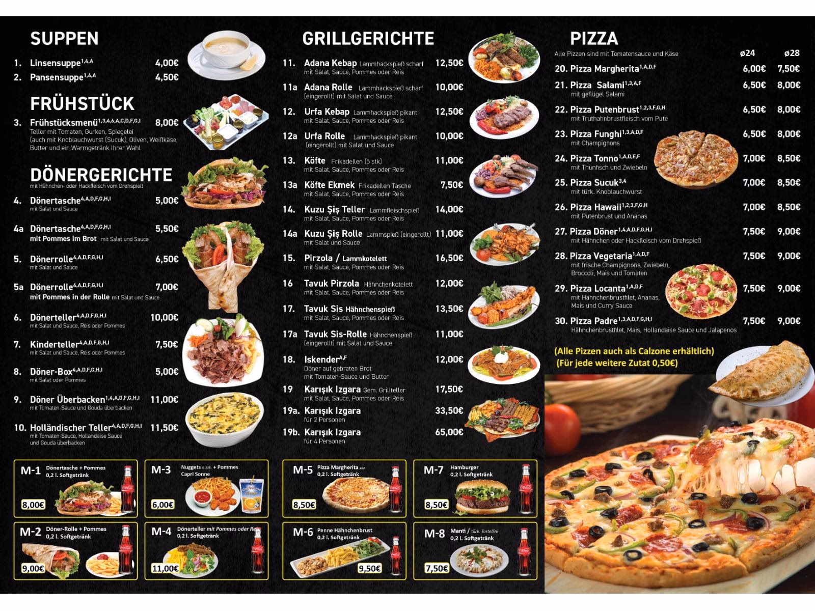Wie kann ich Pizza bestellen?